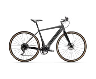 Gravel Elcykel Tunturi eGravel Grey/Black/Orange