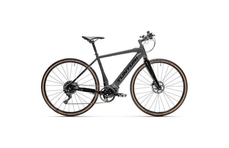 Gravel Elcykel Tunturi eGravel Grey/Black/Orange