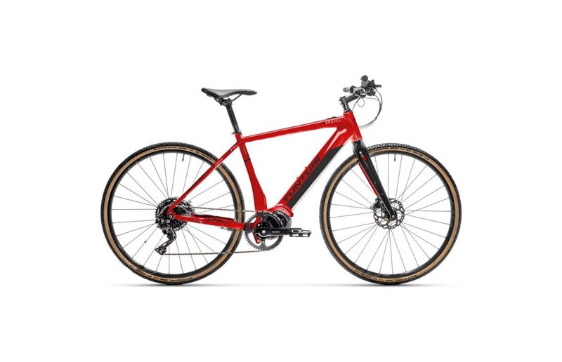 Gravel Elcykel Tunturi eGravel 418Wh Red/Black