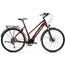 Elcykel hybrid Tunturi eLux Mid Maroon/White