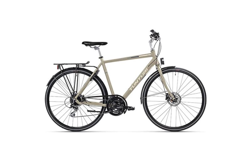 Cityhybrid Tunturi TX500 High Matt Creme/Blue
