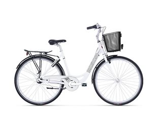 Damcykel Tunturi Uptown White White