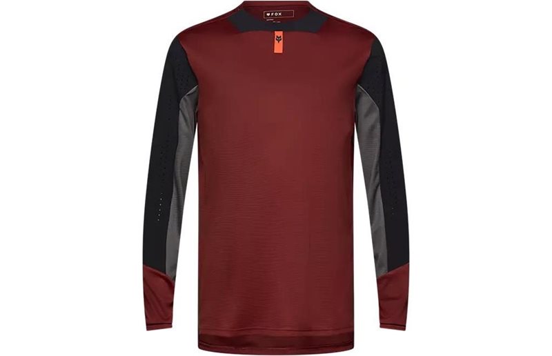 Cykeltröja Fox Jersey Defend LS Rust