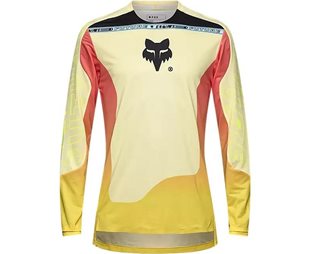Cykeltrøje Fox Jersey Flexair LS Elevated Lemonade