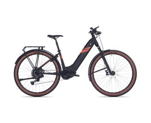 Rock Machine Crossride E700 B Touring CX Matte Black/Orange elsykkel