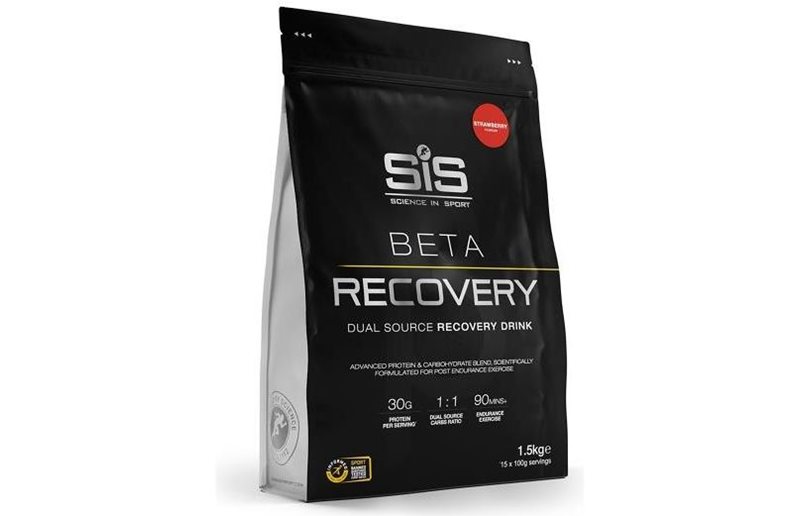 Ravintolisä SIS Beta Fuel Recovery Mansikka 1,5 kg