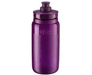 Pyöräpullo Elite Fly Tex 550ml Kirkas/Purppura