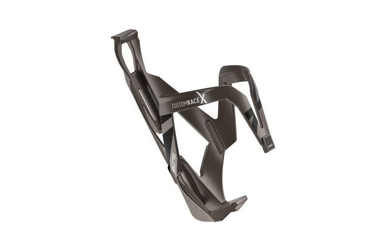 Flaskeholder Elite Custom RaceX Titanium Metal/Sort