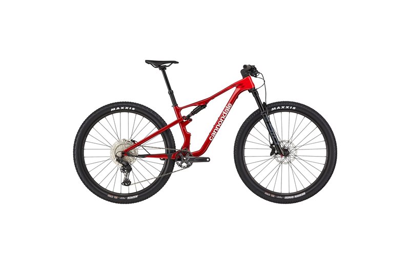 Täysjousto maastopyörä Cannondale Scalpel CRB 4 Metallic Red