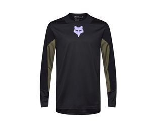 Cykeltröja Fox Jersey Defend LS Park Black