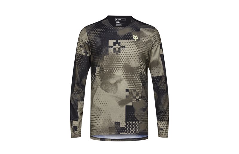 Pyöräilypaita Fox Jersey Flexair Ascent LS Pulse Sand