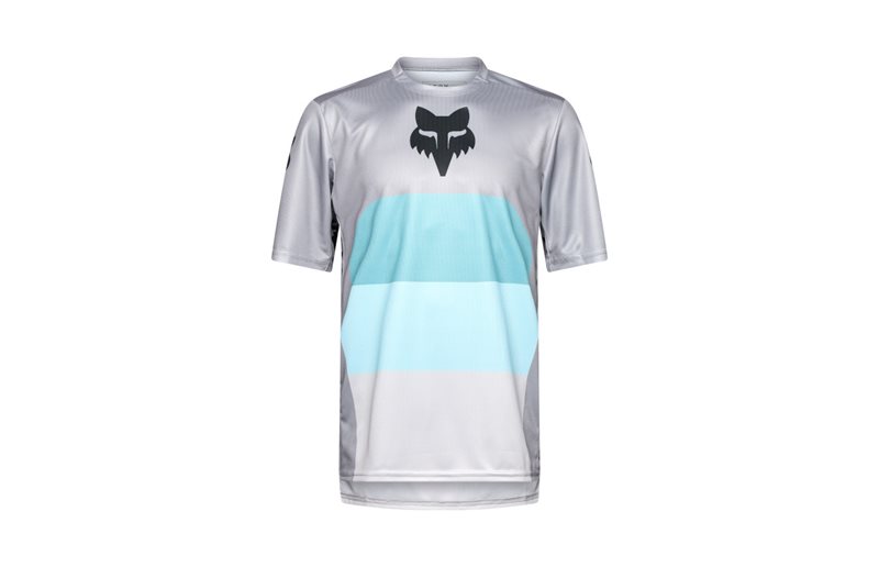 Pyöräilypaita Fox Jersey Ranger SS Grid Steel Grey