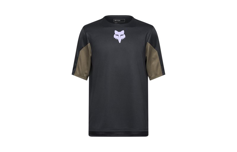 Pyöräilypaita Fox Jersey Yth Defend SS Park Black