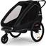 Pyöräkärry Hamax Traveller Twin Kahdelle lapselle Musta