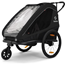 Pyöräkärry Hamax Traveller Twin Kahdelle lapselle Musta