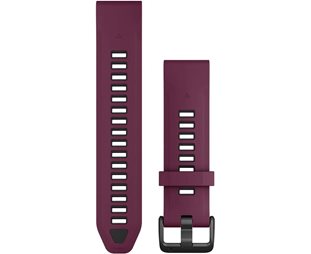 Klockarmband Garmin QuickFit 20 Silikon Merlot/Graphite