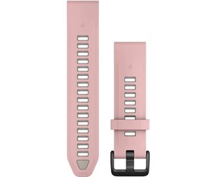 Klockarmband Garmin QuickFit 20 Silikon Dust Rose/Fog Gray
