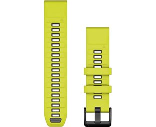 Klockarmband Garmin QuickFit 22 Silikon Amp Yellow/Graphite