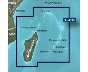 Garmin microSDT/SDT card: VAF453S - Mascarene Plateau & Madagascar