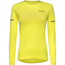 Löpartröja GOREWEAR Contest 2.0 LS Tee Womens Washed Neon Yellow