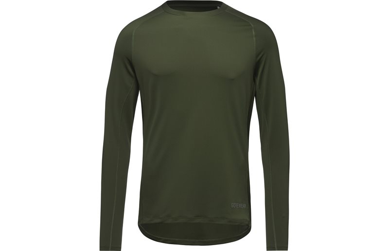 Löpartröja GOREWEAR Everyday LS Solid Shirt Mens Utility Green