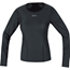 Löpartröja GOREWEAR M Women GORE¬ WINDSTOPPER¬ Base LS Shirt Black
