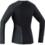Löpartröja GOREWEAR M Women GORE¬ WINDSTOPPER¬ Base LS Shirt Black