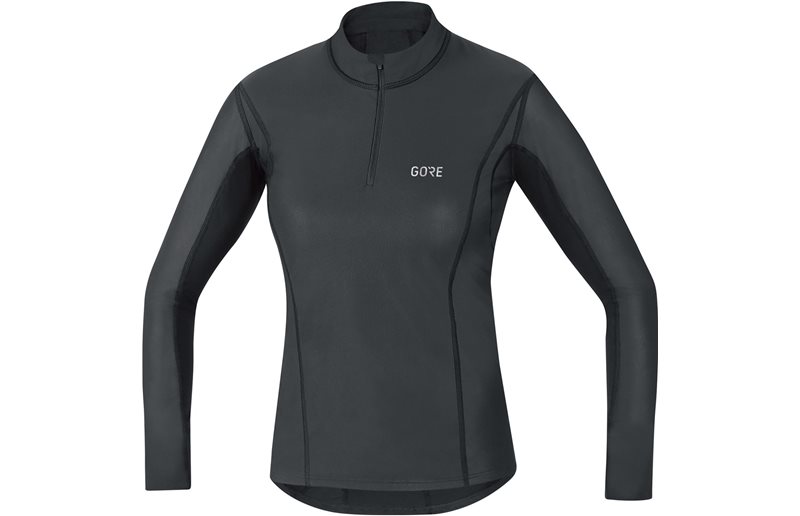 Löpartröja GOREWEAR M Women GORE¬ WINDSTOPPER¬ Base Thermo Turtleneck Black