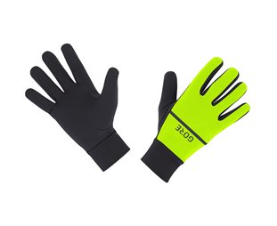 Juoksuhanskat GOREWEAR R3 Gloves Neon Yellow/Black