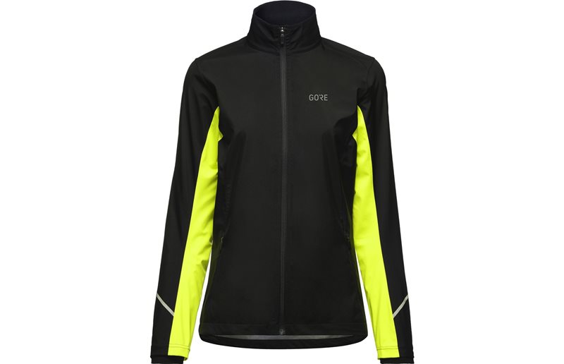 Löparjacka GOREWEAR R3 Women Partial GORE-TEX INFINIUMT Jacket Black/Neon Yellow