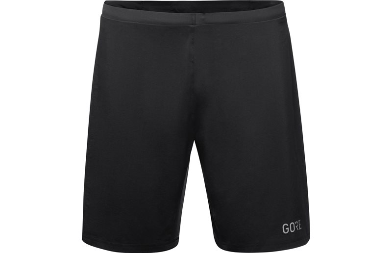 Löparshorts GOREWEAR R5 2in1 Shorts Black