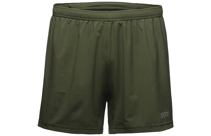 Löparshorts GOREWEAR R5 5 Inch Shorts Utility Green