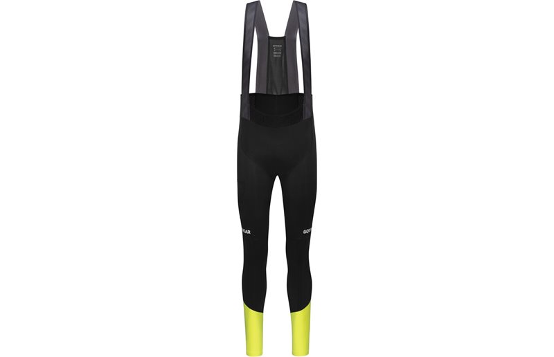 Cykelbyxa GOREWEAR Spinshift Thermo Bib Tights+ Mens Black/Neon Yellow