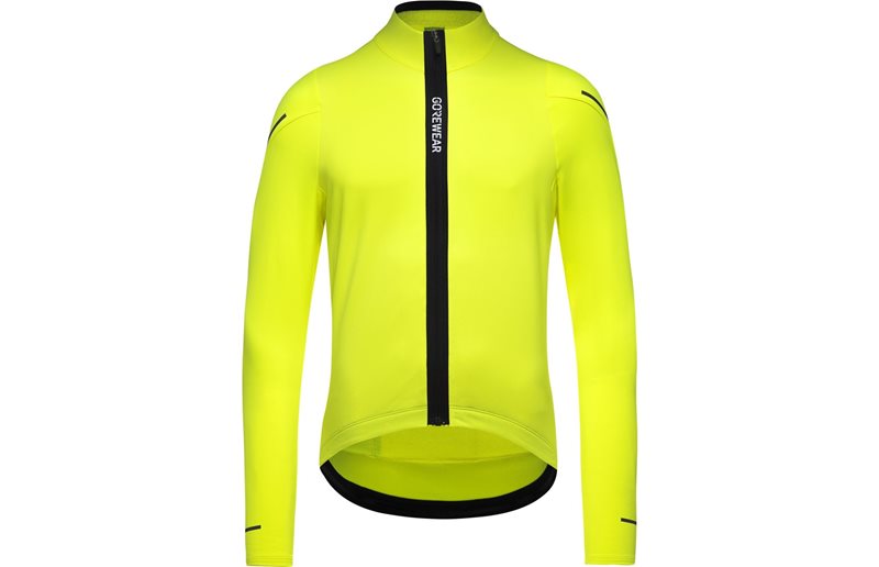 Cykeltröja GOREWEAR Spinshift Thermo LS Jersey Mens Neon Yellow