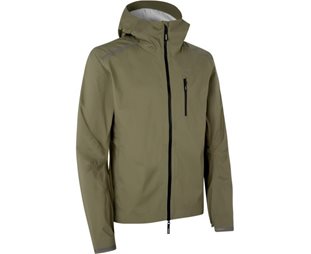 Cykeljacka Gripgrab Regnjacka Unisex EXPLR Waterproof Lightweight Jacket Olive Green