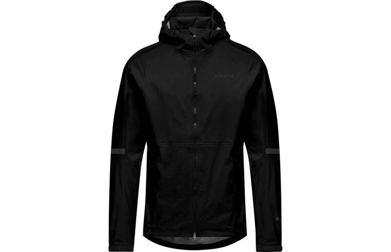 Cykeljacka GOREWEAR Lupra GORE-TEX 2.0 Hooded Jacket Mens Black
