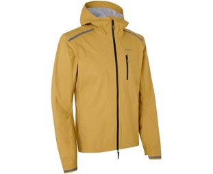 Cykeljacka Gripgrab Regnjacka Unisex EXPLR Waterproof Lightweight Jacket Mustard Yellow