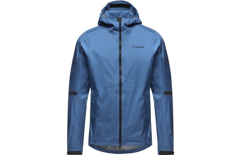 Pyörätakki GOREWEAR Lupra GORE-TEX 2.0 Hupparitakki Miehille Cargo Blue