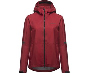 Pyörätakki GOREWEAR Lupra GORE-TEX 2.0 Hupparitakki Naisille Utility Red