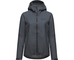 Pyörätakki GOREWEAR Lupra GORE-TEX 2.0 Hupparitakki Naisille Lab Graphite