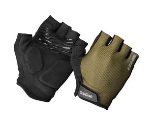 GripGrab EXPLR Vadderade Kortfingrade Sommarhandskar Olive Green