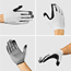 Sykkelhansker GripGrab PACR InsideGrip™ Full Finger Summer Gloves White
