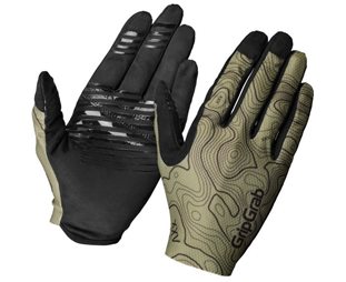 GripGrab Rebel Långfingrade Sommarhandskar Olive Green