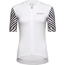 Pyöräilypaita GOREWEAR Swiftride Optical Jersey Naisille Valkoinen/Musta