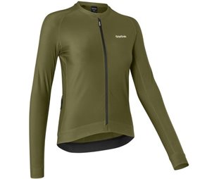 GripGrab PACR långärmad cykeltröja dam Olive Green