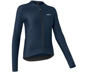 Cykeltröja GripGrab Jersey W's PACR Long Sleeve Navy Blue