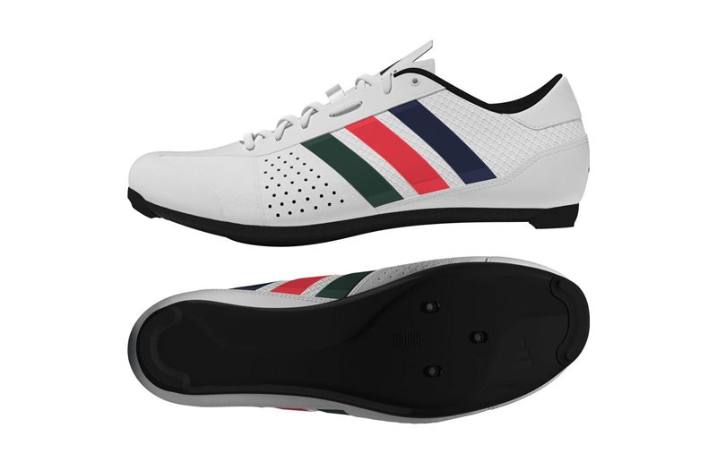 Cykelskor Adidas Laces Road White