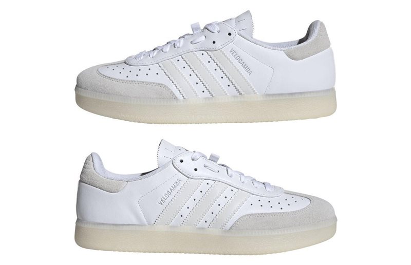 Cykelskor Adidas Velosamba Leather White