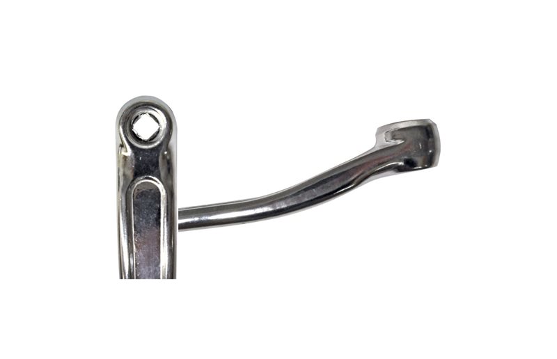 Kampi PowerFactory left 175mm alu diamond Silver