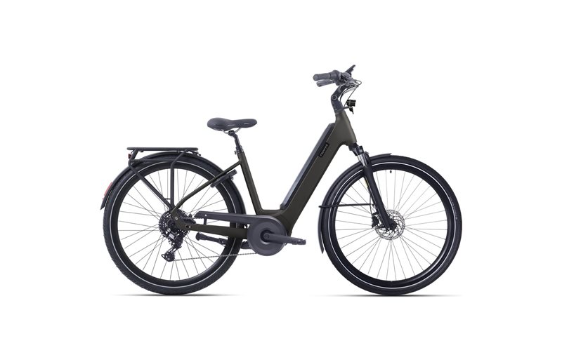 Hybridcykel el Frappé Fuzed Bp 9d Dark Brown Grey Gloss